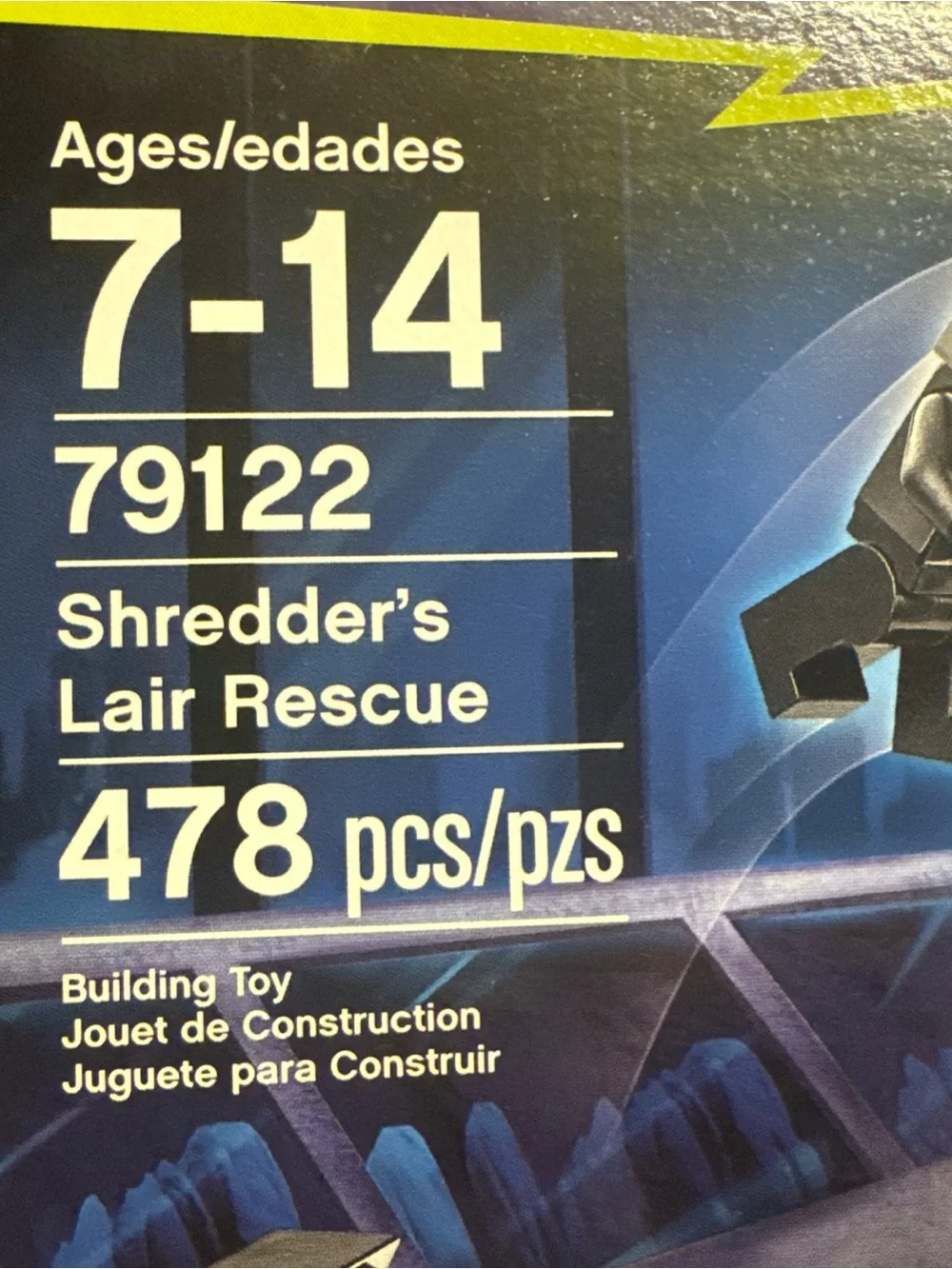LEGO Teenage Mutant Ninja Turtles: Shredder's Lair Rescue (79122) New 478pc Set
